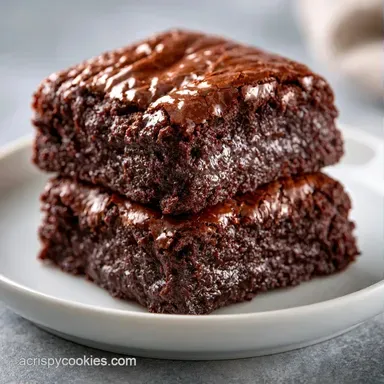 Crispy Brownies in 40 Minutes Recipe Card