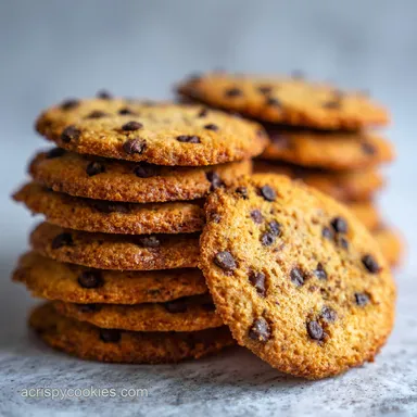 Crispy Thin Chocolate Chip Cookies in 31 Minutes Recipe Card