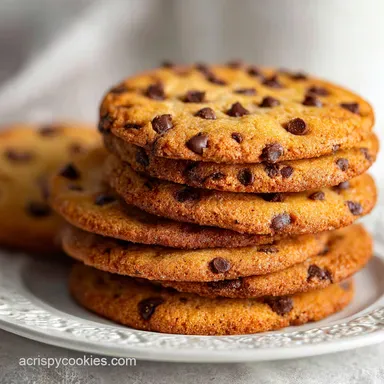 Crispy Thin Chocolate Chip Cookies in 31 Minutes