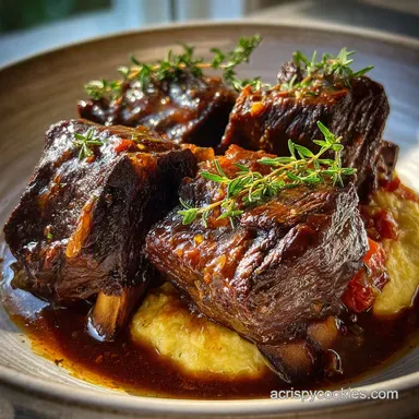 Crock Pot Short Ribs with Red Wine: 8 Hour Cook