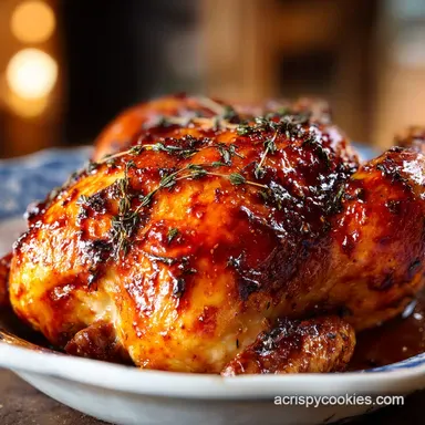 Crockpot Whole Chicken: Crispy Finish Recipe Card