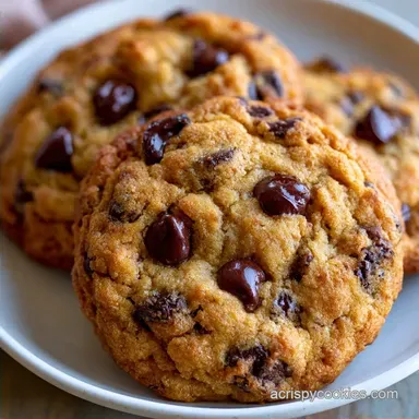 Crunchy Chocolate Chip Cookies: Crispy