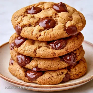 Dark Chocolate Chip Cookies in 25 Min