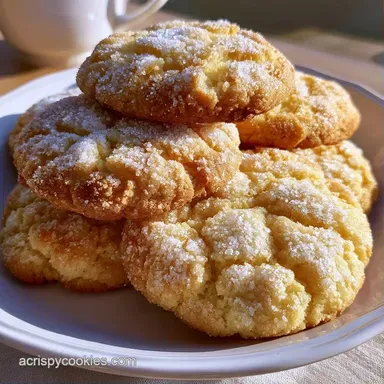 Easy Crunchy Sugar Cookies in 20 Mins Recipe Card