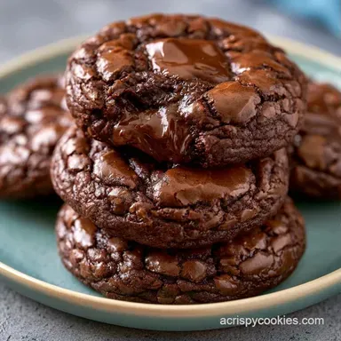 Fudgy Brownie Cookies in 30 Minutes Recipe Card