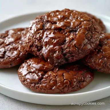 Fudgy Brownie Cookies in 30 Minutes