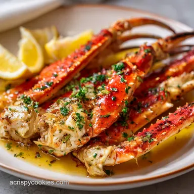 Crab Legs Recipe: Baked King Crab Legs Recipe Card