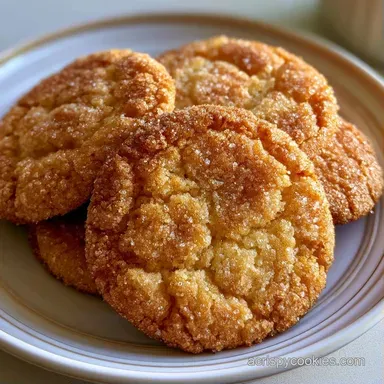 Granulated Sugar Crispy Cookies: Golden Recipe Card