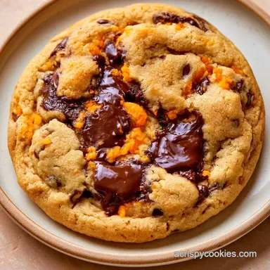 Halloween Chocolate Chip Cookies: Golden Recipe Card
