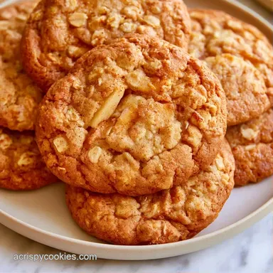 Healthy Apple Oatmeal Cookies for 15 Recipe Card