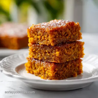 Healthy Pumpkin Bars with Almond Butter for 16 Servings