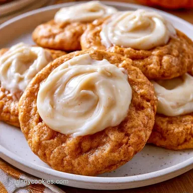 Iced Pumpkin Cookies in 35 Minutes