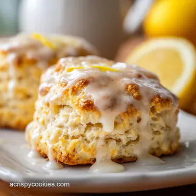 Lemon Buttermilk Scones for 8 Servings