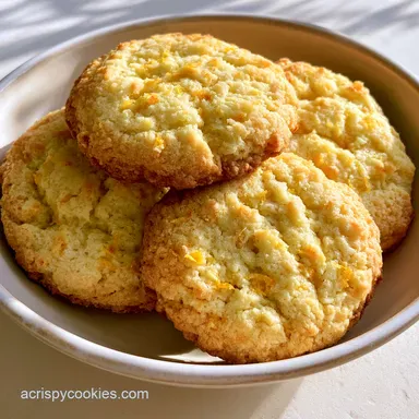 Lemon Shortbread Cookies for 24: Golden