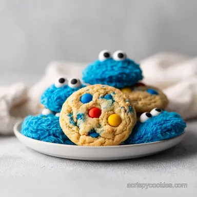Loaded Halloween Cookie Monster Cookies for 24 Cookies