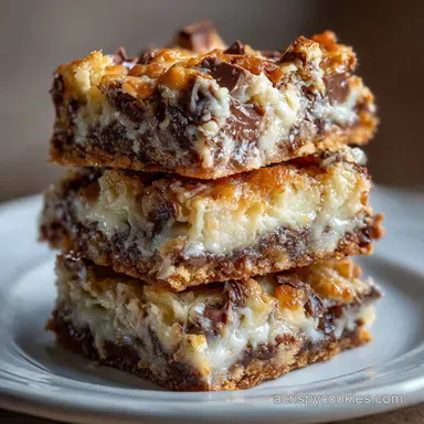 Magic Cookie Bars with Condensed Milk in 40 Minutes Recipe Card