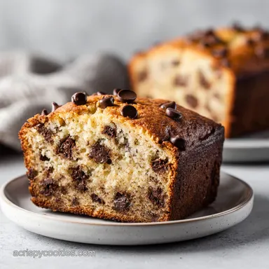 Quick Chocolate Chip Banana Bread in 60 Minutes