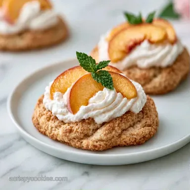 Peach Shortcake Cookies in 50 Minutes Recipe Card