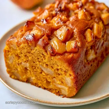 Caramelized Pumpkin Apple Cake Recipe Card