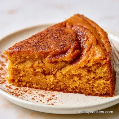 Pumpkin Cake Mix Dessert for 12 Servings Recipe Card