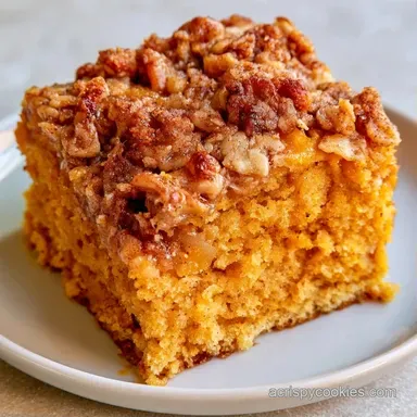 Pumpkin Crumb Cake with Almond Flour Recipe Card
