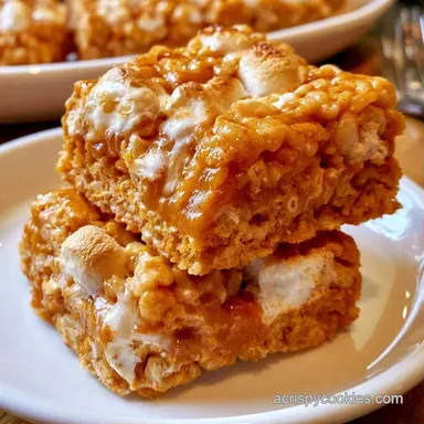 Pumpkin Spice Rice Krispie Treats in 20m Recipe Card