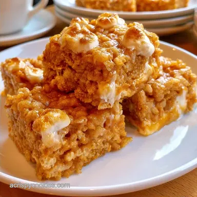 Pumpkin Spice Rice Krispie Treats in 20m