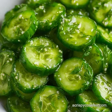 Quick Garlic Fridge Pickles: 15 Mins Recipe Card