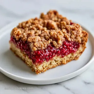Raspberry Oatmeal Crumble Bars in 60 Min
