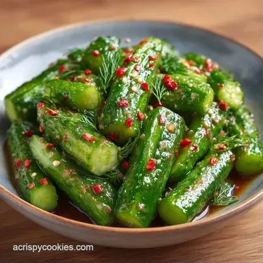 Red Pepper Pickles: Crisp and Spicy Recipe Card