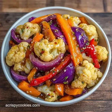Refrigerator Pickled Veggie Mix: Crisp Recipe Card