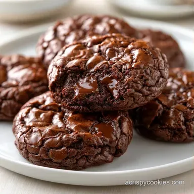 Rich Chocolate Brownie Cookies: Fudgy Recipe Card