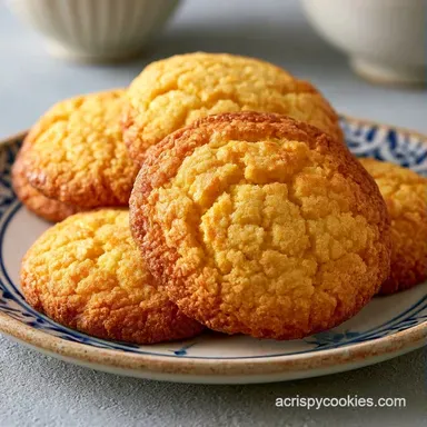 Rich Egg Yolk Crispy Cookies for 18 Recipe Card