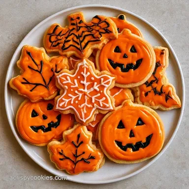 Royal Icing Halloween Cookies for 22 Recipe Card