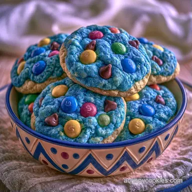 Sesame Street Cookie Monster Cookies 24pc Recipe Card