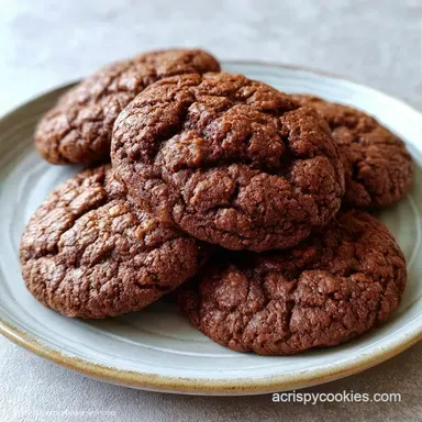 Simple Cocoa Powder Cookies with Oil Recipe Card
