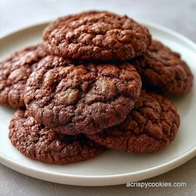 Simple Cocoa Powder Cookies with Oil