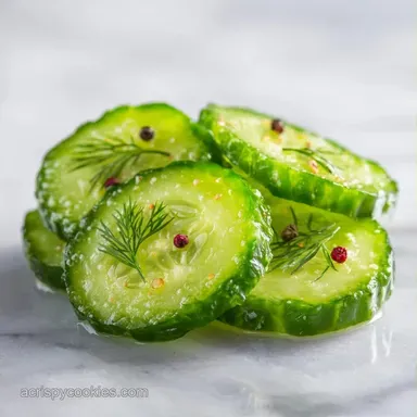 Fridge Pickles in 20 Minutes Recipe Card