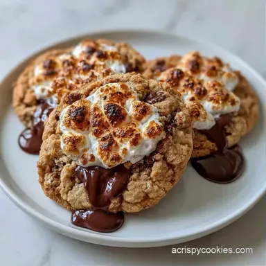 Smores Chocolate Chip Cookies in 30 Min Recipe Card