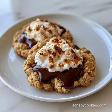 Smores Chocolate Chip Cookies in 30 Min