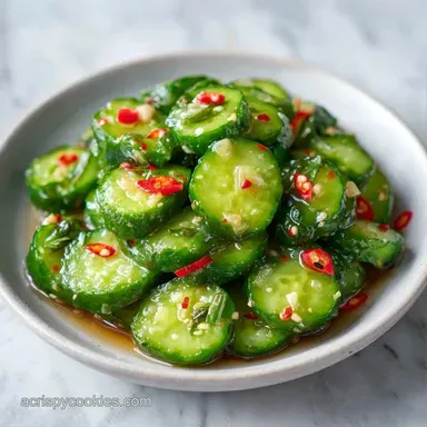 Spicy Pickled Cucumbers: Crunchy Recipe Card