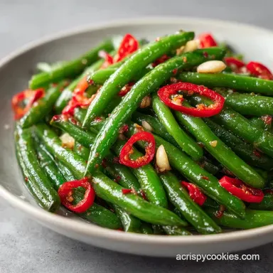 Spicy Pickled Green Beans in 15 Minutes Recipe Card
