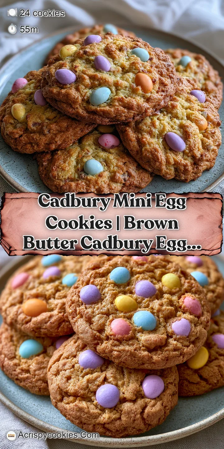 Close-up of a soft cookie showing buttery textures, melted chocolate, and a vibrant pastel candy shell.