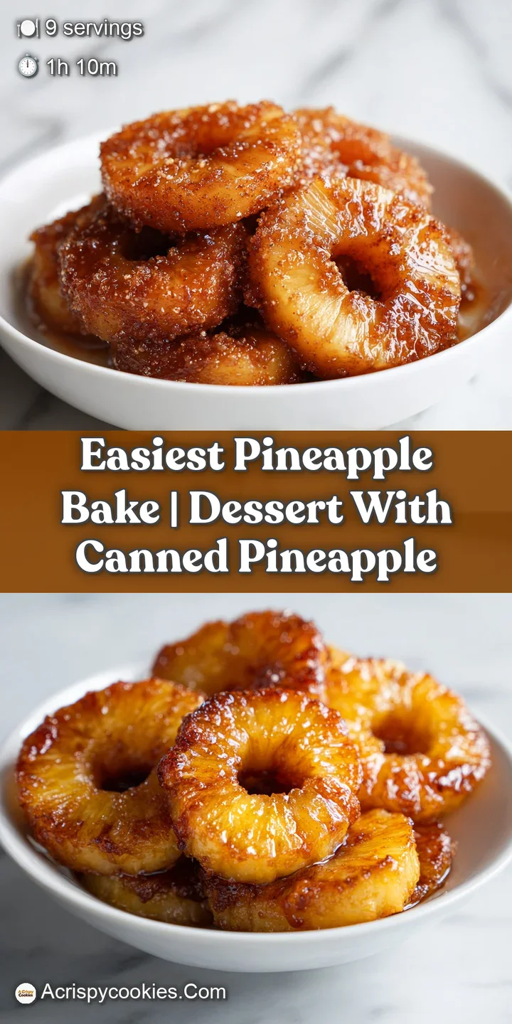 Close-up of juicy pineapple slices with charred edges and a thick, glossy brown sugar glaze glistening under light.