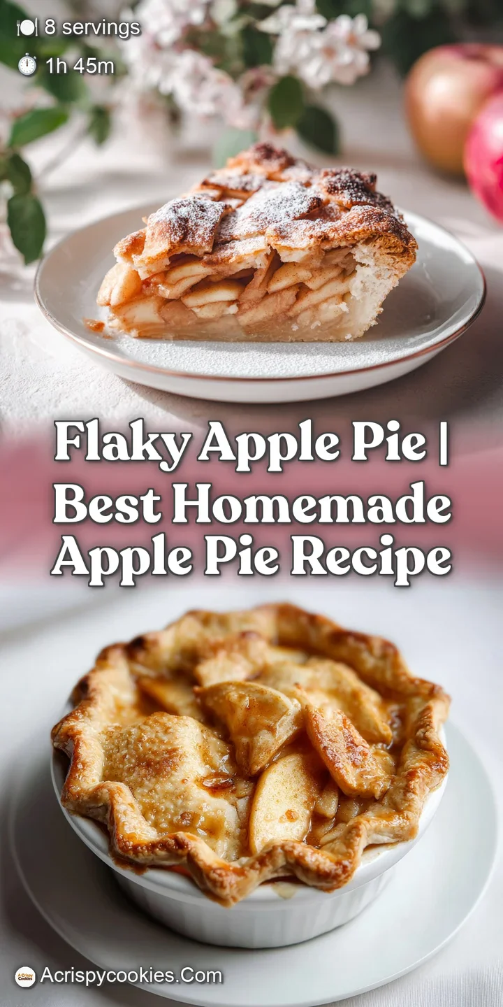 Close-up of a steaming slice of apple pie, showcasing tender, spiced apple filling and a buttery crust