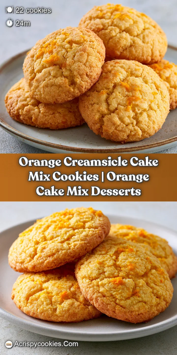 Close-up of a chewy orange cookie showing a soft, buttery center and a glistening, translucent sugar glaze.