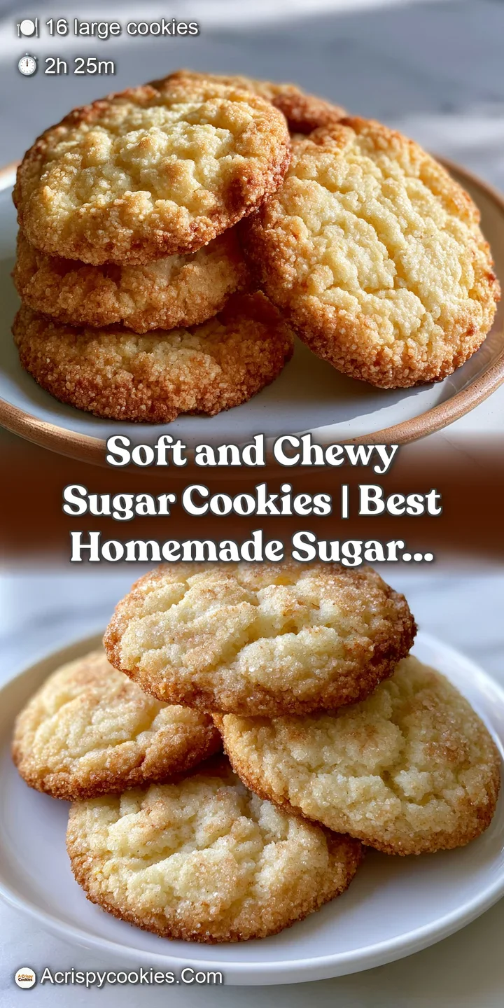 Close-up of a soft, buttery cookie showing a tender crumb and glistening crystals of white sugar on top.