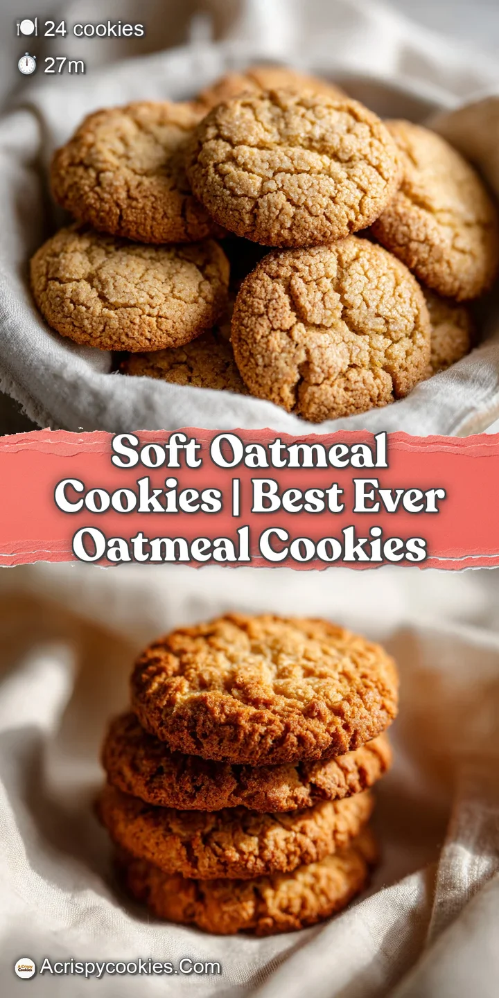 Extreme close-up of a soft cookie showing rolled oats, a craggy surface, and a slight glistening sugary sheen.