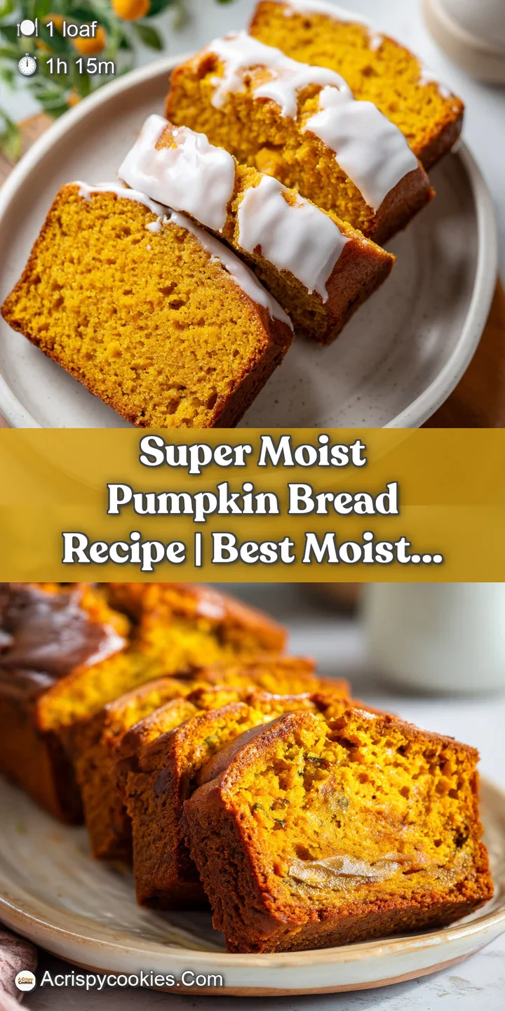 Close-up of tender pumpkin bread crumb, showcasing a rich orange hue and delicate texture.