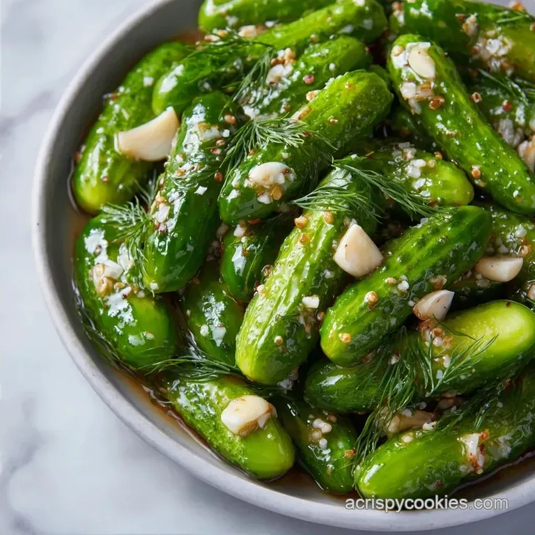24 Hour Garlic Dill Pickle Recipe: Shatter Crisp